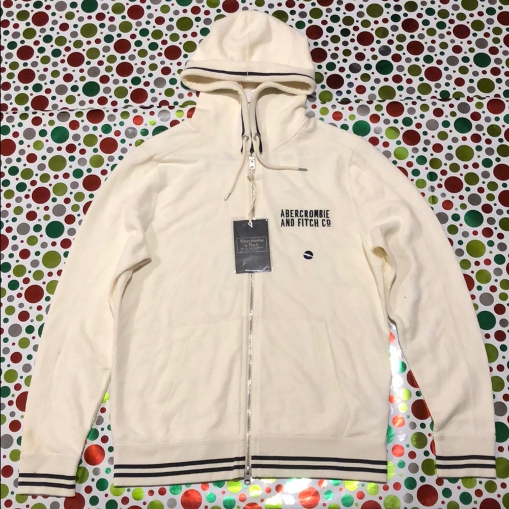 Abercrombie & Fitch Lightweight Full-Zip Hoodie